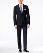 Hugo By Hugo Boss Men's Slim-fit Navy Plaid Suit