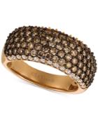 Le Vian Chocolatier Diamond Pave Band (1-3/4 Ct. T.w.) In 14k Rose Gold