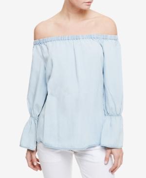 Sanctuary Charlotte Cotton Off-the-shoulder Top