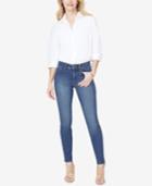 Nydj Ami Embroidered Skinny Jeans, Created For Macy's