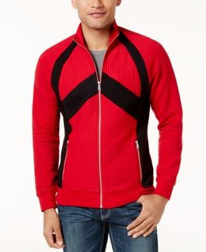 Inc International Concepts Men's Pieced Zip-front Jacket, Created For Macy's