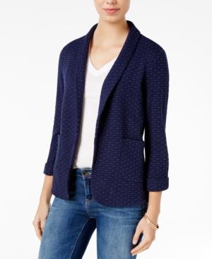 Maison Jules Cotton Knit Blazer, Only At Macy's