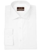 Tasso Elba Non-iron White Twill Solid Dress Shirt
