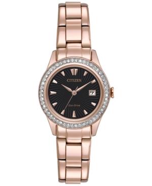 Citizen Eco-drive Women's Silhouette Rose Gold-tone Stainless Steel Bracelet Watch 29mm Fe1123-51e, A Macy's Exclusive Style