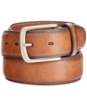 Levi's Men's Burnished-edge Logo Belt