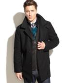 Kenneth Cole New York Coat, Eliot Wool-blend Overcoat Slim-fit