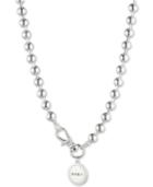 Dkny Beaded Logo 17-2/5 Pendant Necklace, Created For Macy's