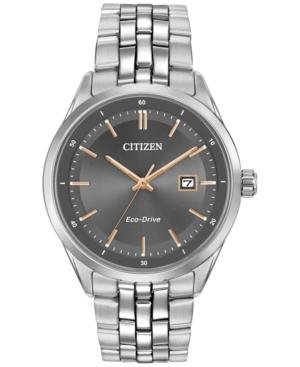 Citizen Men's Eco-drive Stainless Steel Bracelet Watch 41mm Bm7251-53h