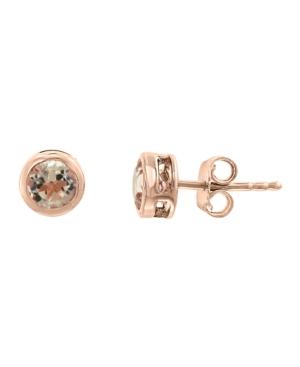Effy Morganite (1-1/10 Ct.t.w.) Studs In 14k Rose Gold