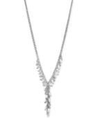 Kenneth Cole Crystal Baguette Shaky Dangle Y Necklace