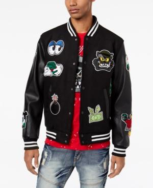 Reason Men's Patch Varsity Jacket