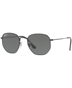 Ray-ban Sunglasses, Rb3548n 54 Hexagonal Flat Lens