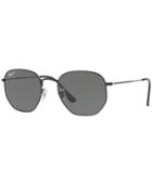 Ray-ban Sunglasses, Rb3548n 54 Hexagonal Flat Lens