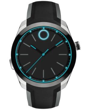 Movado Men's Swiss Bold Motion Black Silicone Strap Smartwatch 44mm 3660001