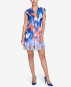 Catherine Catherine Malandrino Tinka Printed Fit & Flare Dress