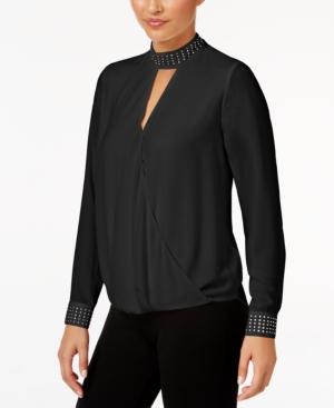 Thalia Sodi Mock-neck Surplice Top, Only At Macy's
