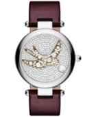 Marc Jacobs Women's Dotty Oxblood Leather Strap Watch 34mm Mj1488
