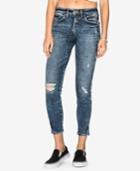Silver Jeans Co. Juniors' Avery Ripped Ankle Jeans