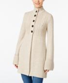 Style & Co Cable-knit Marled Cardigan, Only At Macy's