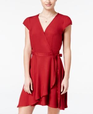 Be Bop Juniors' Side-bow Wrap Dress