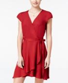 Be Bop Juniors' Side-bow Wrap Dress