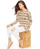 Denim & Supply Ralph Lauren Southwestern-print Relaxed Fit Sweater