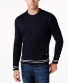 Tommy Hilfiger Men's Striped-trim Crew-neck Sweater