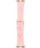 I.n.c. Women's Pink Scalloped Faux Leather Apple Watch Strap, Created For Macy's
