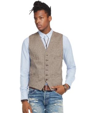 Denim & Supply Ralph Lauren Men's Herringbone Vest