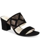 Anne Klein Nara Block-heel Dress Sandals
