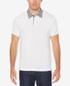 Perry Ellis Men's Mixed Media Polo