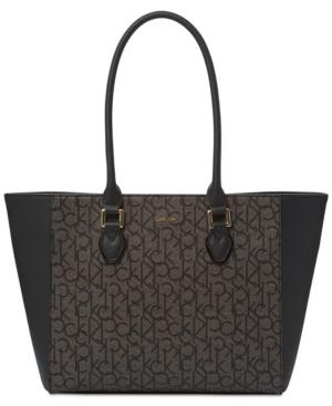 Calvin Klein Ellina Signature Medium Tote