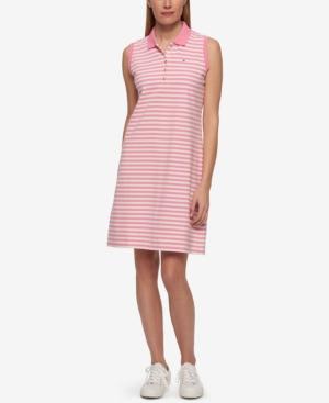 Tommy Hilfiger Striped Polo Dress, Created For Macy's