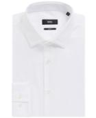 Boss Men's Slim-fit Striped Cotton Dress Shirt