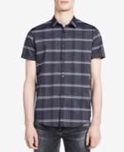 Calvin Klein Men's Voile Dobby Stripe Shirt