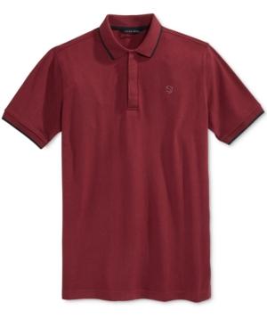 Sean John Men's Jacquard Tipped Polo