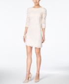 Style & Co. Three-quarter-sleeve Lace Sheath Dress, Only At Macy's