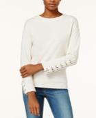 Joe's Miaya Lace-up Sweatshirt
