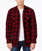 Club Room Plaid Button-front Shirt Jacket, Only At Macy's