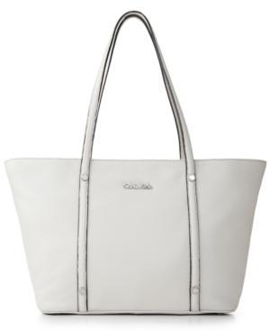 Calvin Klein Pebble Leather Tote