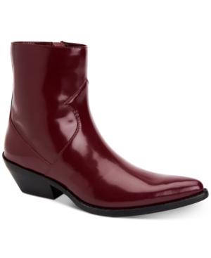 Calvin Klein Jeans Men's Alden Box Calf Leather Boots Men's Shoes