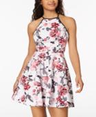 Speechless Juniors' Tiered Fit & Flare Dress