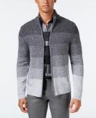 Alfani Men's Ombre Striped Sweater Jacket, Only At Macy's