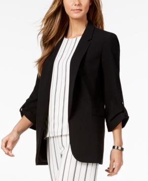 Nine West Roll-tab Flyaway Blazer, Created For Macy's