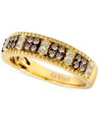 Le Vian Chocolate Diamond (1/3 Ct. T.w.) And Diamond Accent Band In 14k Gold