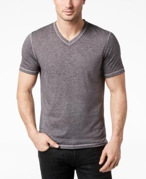 I.n.c. Men's Textured Split-neck T-shirt, Created For Macy's