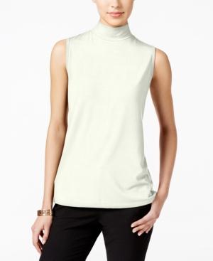 Charter Club Mock-turtleneck Shell, Only At Macy's