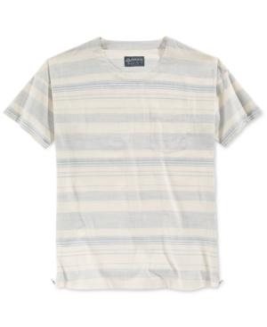 American Rag Men's Zipper-trim Striped Shirt, Only At Macy's