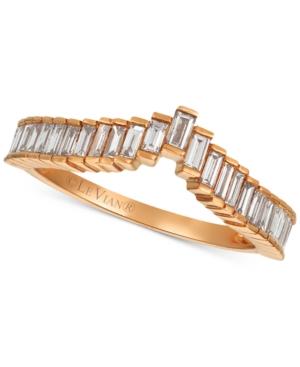 Le Vian Baguette Frenzy Diamond Ring (1/2 Ct. T.w.) In 14k Rose Gold