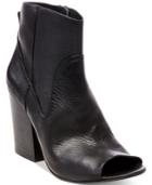 Steve Madden Women's Veronah Peep-toe Block-heel Booties Women's Shoes